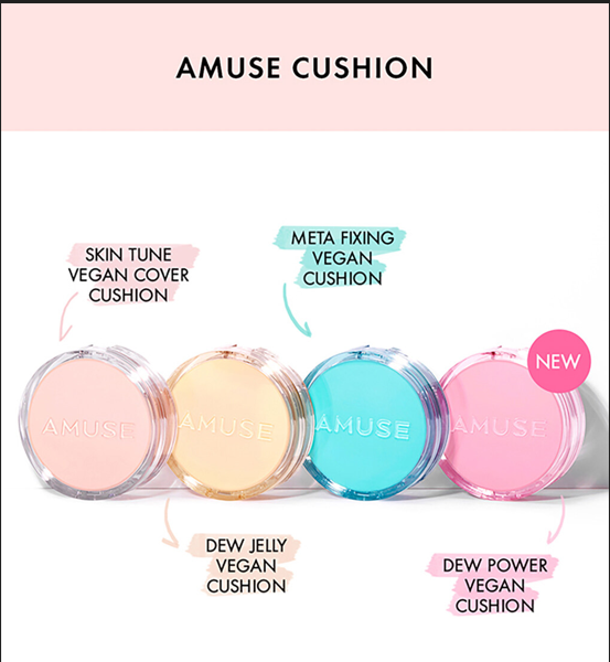 現貨+ 預訂 I Amuse (新粉盒) 果凍潤澤氣墊粉餅🎀 Dew Power Vegan Cushion SPF50+ PA++++ 色號01 /1.5