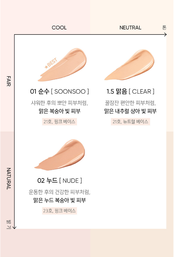 現貨+預訂 I Amuse (黃盒) 果凍潤澤氣墊粉餅🎀 Dew Jelly Vegan Cushion SPF50+ PA++++ 色號1.5
