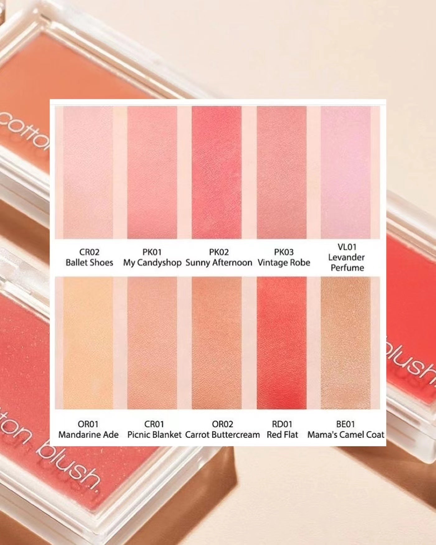 本月優惠! 現貨 | MISSHA Cotton Blush 柔軟棉花糖胭脂