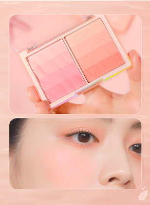 本月優惠! 現貨 l Dasique Blending Layer Cheek 8色漸層胭脂 01 Summer Coral
