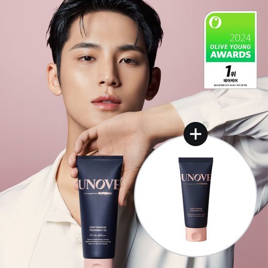OliveYoung連線 l UNOVE Deep Damage Treatment EX Tender Bloom 207ml + 100ml Free Gift Plan