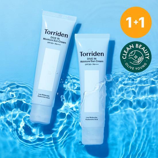 現貨 本月優惠! | Torriden Dive In Watery Moisture Sun Cream 透明質酸水潤防曬SPF 50+ PA++++ 單支