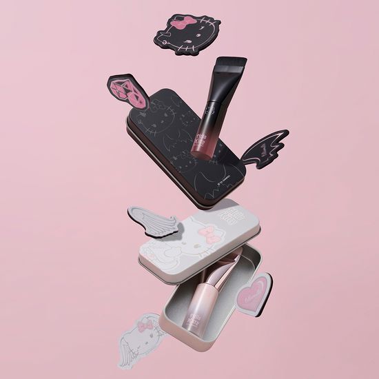 OliveYoung連線 l Filimili X Hello Kitty Angel and Devil Mini Spatula Brush 828 (+Case)