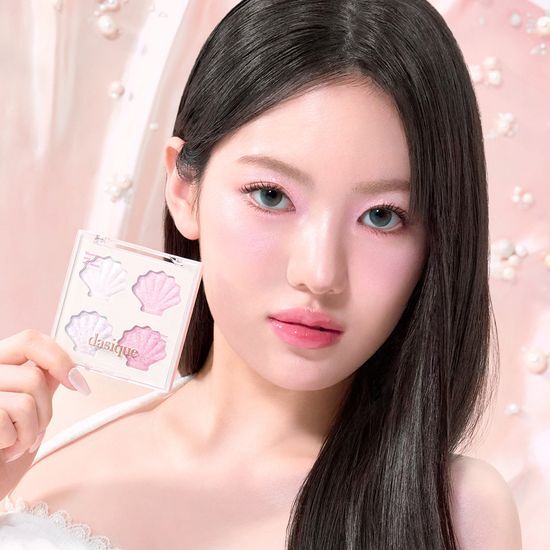 OliveYoung連線 l Dasique Shine Glow Highlighter Palette 01 Twinkle Mermaid