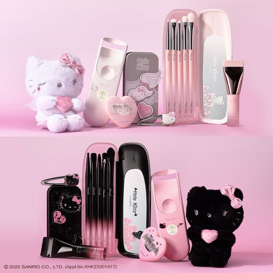 OliveYoung連線 l Filimili X Hello Kitty Devil Eyebrush Pro Collection (+Brush Cleaner)