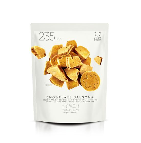 現貨+預訂 | 韓國 Olive Young 熱賣低卡零食! Delight Project 雪花焦糖餅60g