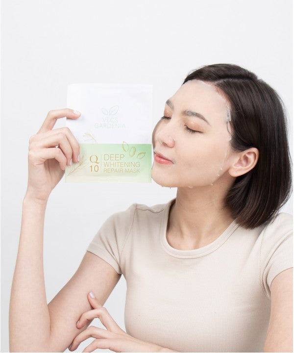 現貨|Vecs Gardenia Q10淨白修復面膜 5片裝