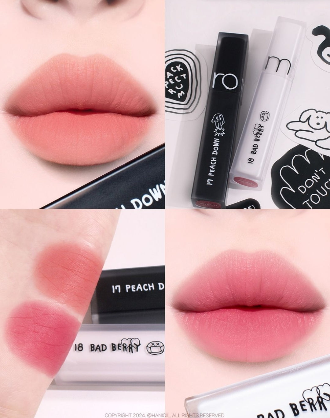 現貨 | Romand x INAPSQUARE Blur Fudge Tint 絲絨霧泥唇釉 18 Bad Berry