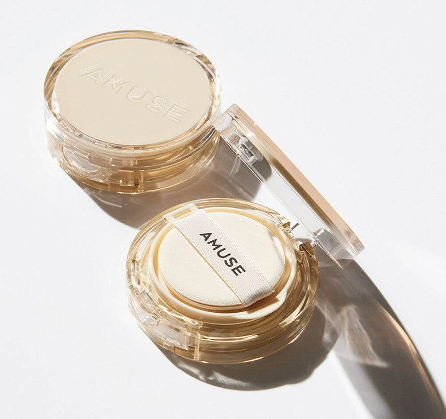 現貨+預訂 I Amuse (黃盒) 果凍潤澤氣墊粉餅🎀 Dew Jelly Vegan Cushion SPF50+ PA++++ 色號1.5
