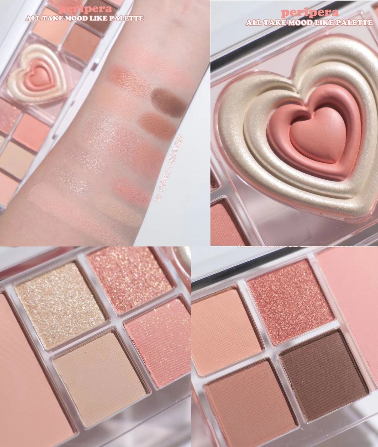 本月優惠! 現貨 l Peripera 綜合美妝胭脂眼影盤💕 All Take Mood Like Palette 01 02