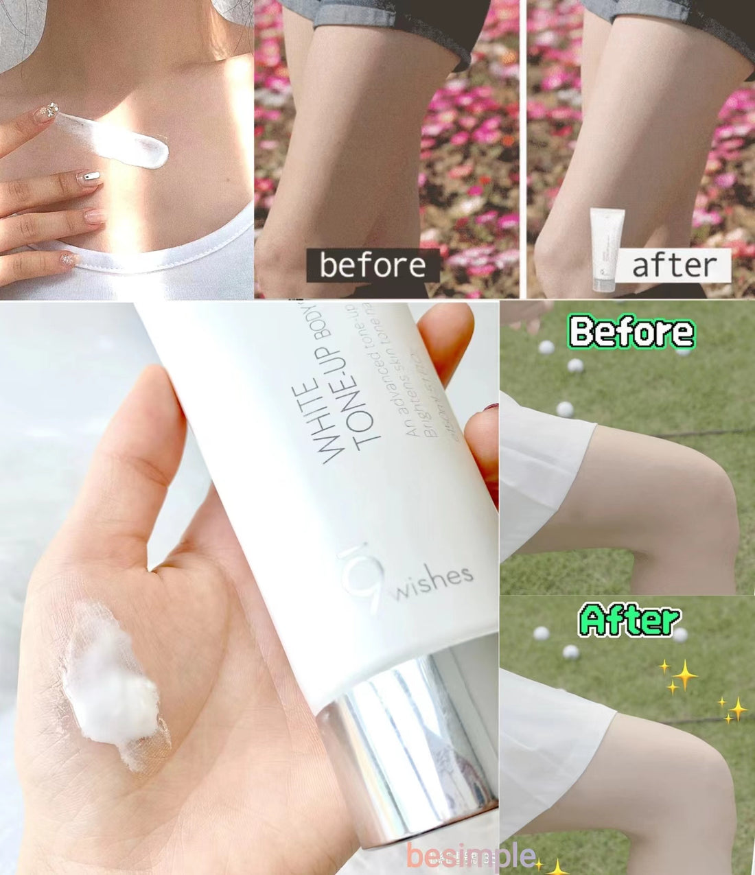 預訂品 I 9wishes 身體提亮美白霜150ml