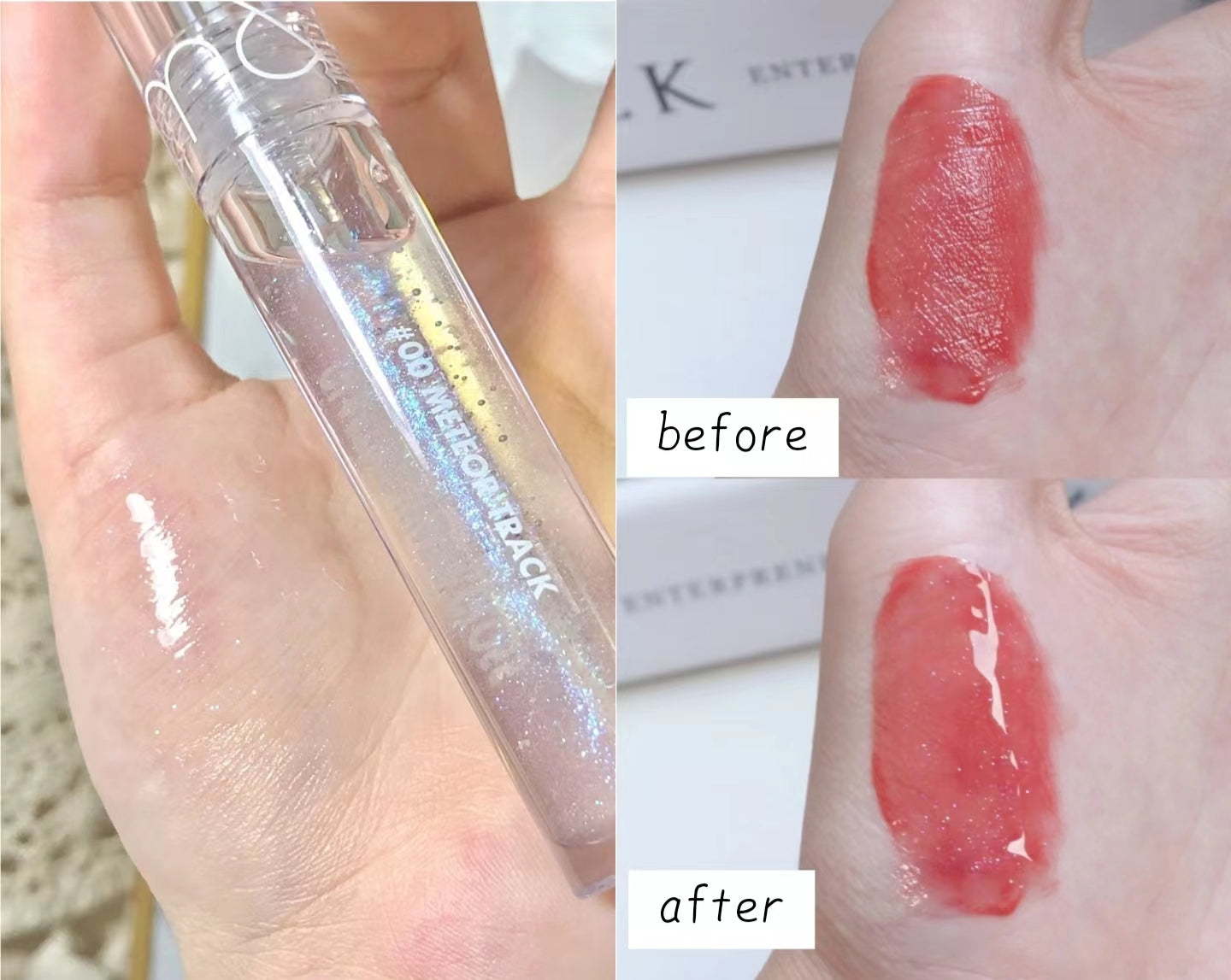 本月優惠! 現貨 I Romand Glasting Water Gloss 玻璃唇蜜 00 01