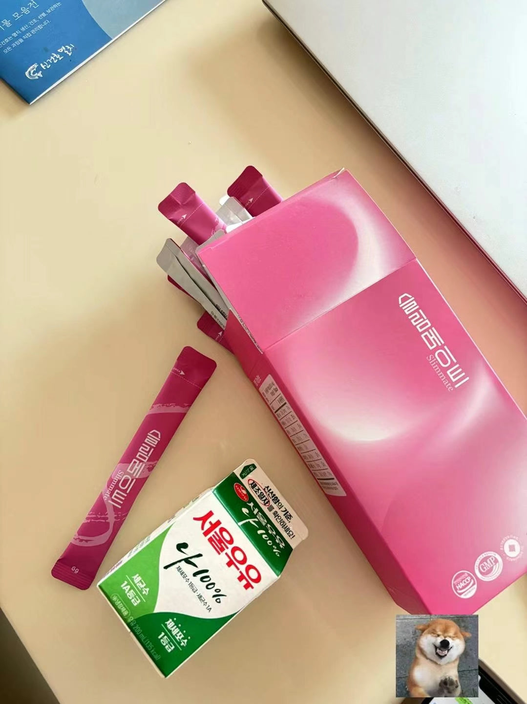 本月優惠 半價! | 韓國現貨🍋燕麥+藤黃果成份|SlimMate 減脂瘦身粉😺【最新款配方】