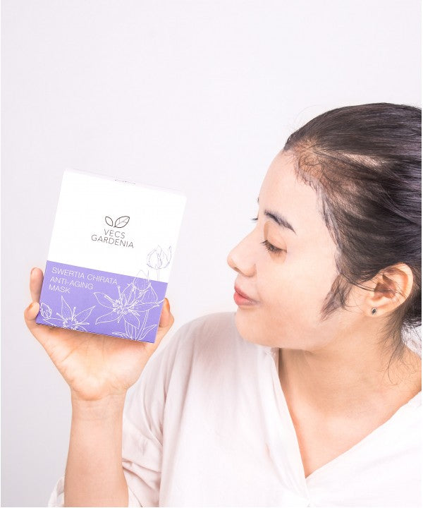 本月優惠! 現貨|Vecs Gardenia 龍膽葉賦活抗老面膜 6片裝