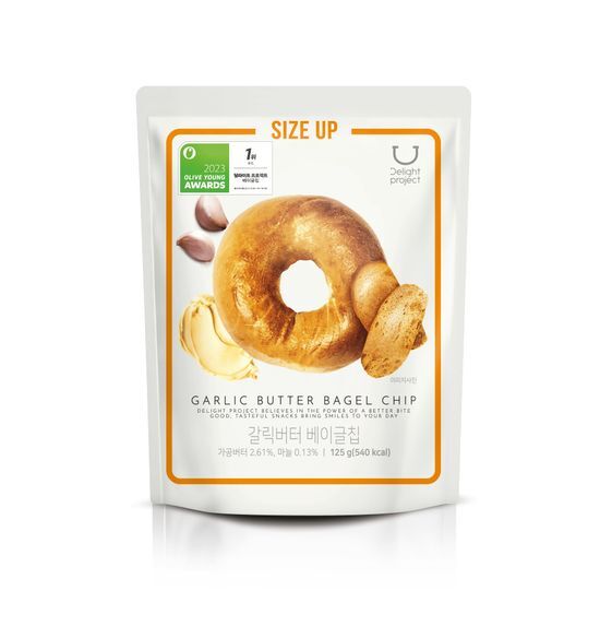 現貨+預訂 | 韓國 Olive Young 熱賣低卡零食! Delight Project Bagel Chip 貝果脆餅乾 🥯香蒜牛油/ 蜂蜜牛油