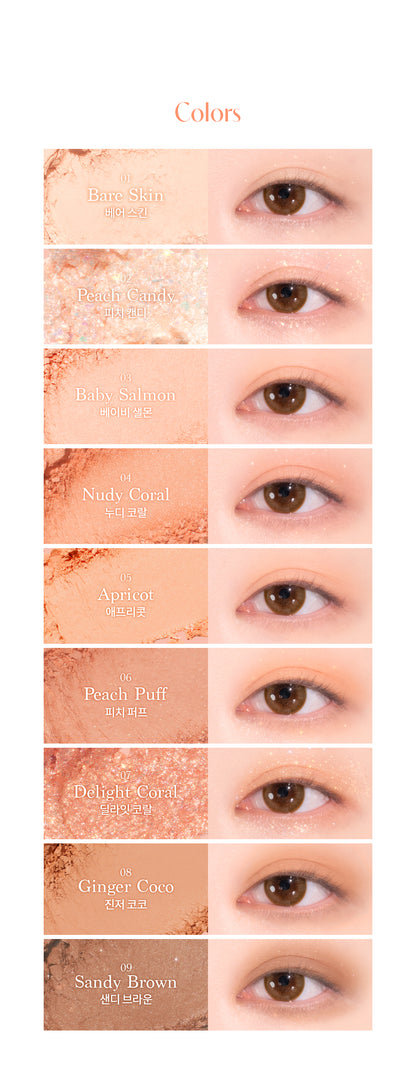 現貨 l Dasique Shadow Palette 14 Peach Squeeze