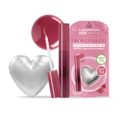 Olive Young 連線 | 3CE Drop Glow Gel + Heart Cushion Smart Talk Planning