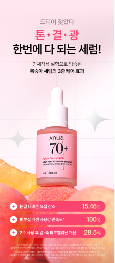 現貨 l Anua 白桃美白精華 30ml