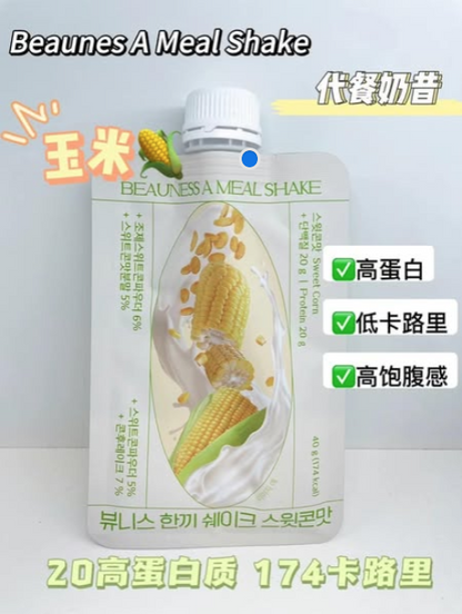 現貨+預訂 最新一批10月11到貨‼️  l 韓國直送🥤Beauness A Meal Shake 代餐奶昔 玉米