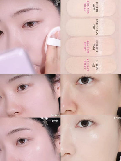 現貨+預訂 |韓妹水光肌💦 CLIO (粉盒）果凍亮肌精華粉底連補充裝 Kill Cover Mesh Glow Essential Cushion Set SPF50+ PA++++