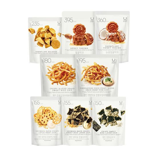 預訂品 | 韓國 Olive Young 熱賣低卡零食! Delight Project Crispy Sliced Squid Chip 原味糯米/青陽蛋黃醬味50g