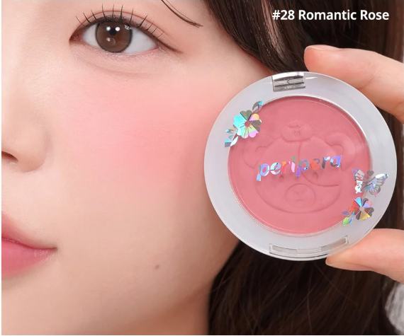 現貨+預訂品 l  Peripera x 宮聯乘系列 微笑脂胭脂 [Palace Collaboration] Pure Blushed Sunshine Cheek 28 浪漫玫瑰 Romantic Rose