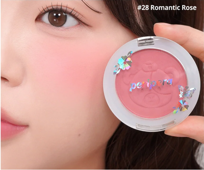 現貨+預訂品 l  Peripera x 宮聯乘系列 微笑脂胭脂 [Palace Collaboration] Pure Blushed Sunshine Cheek 28 浪漫玫瑰 Romantic Rose