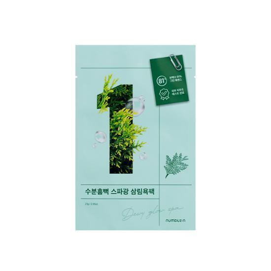 現貨 | Numbuzin No.1 水嫩舒緩面膜 4片裝