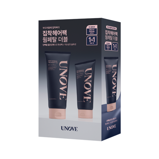OliveYoung連線 l UNOVE Deep Damage Hair Treatment 320ml + 320ml
