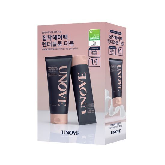 預訂品 l UNOVE Deep Damage Hair Treatment 深層受損修護髮膜護髮素 320ml + 320ml