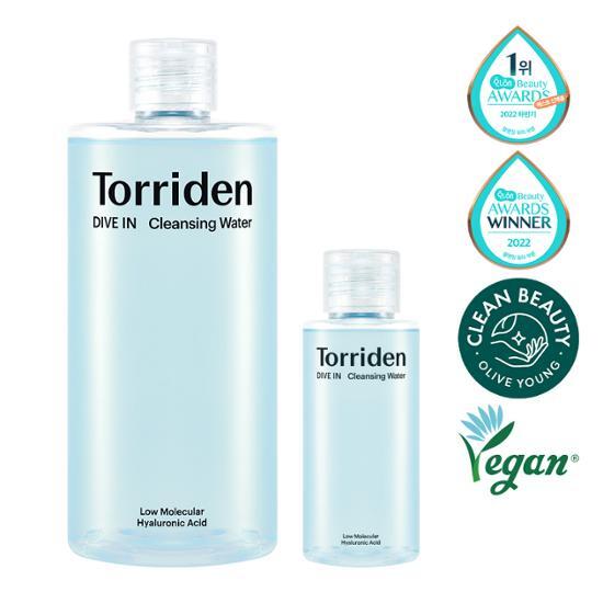 Olive Young 連線 | Torridon Dive-in Low Molecular Hyaluronic Acid Cleansing Water 300ml Plan (+100ml Additional Gift)