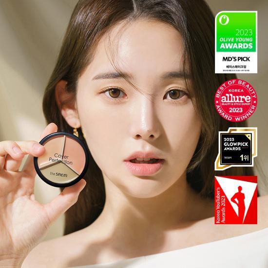 Olive Young 連線 | TheSaem Cover Perfection Triple Pot Concealer 01 02 03 04