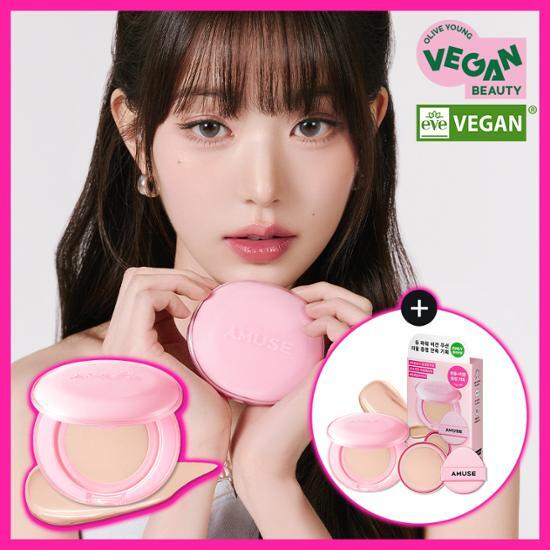 Olive Young 連線 |  Amuse Dew Power Vegan Cushion Refill Plan (Main Product + Refill)