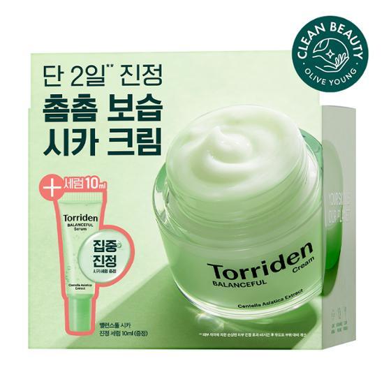 Olive Young 連線 |  Torridon Balanced Cica Calming Cream 80ml Plan (+ Serum 10ml)