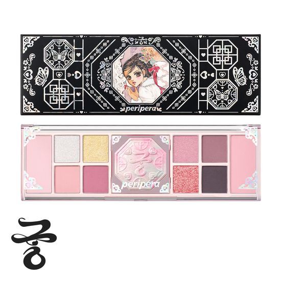 現貨+ 預訂品 l  Peripera x 宮聯乘系列綜合彩妝盤 [Palace Collaboration] All Take Mood Like Palette 06  Imperial Pink