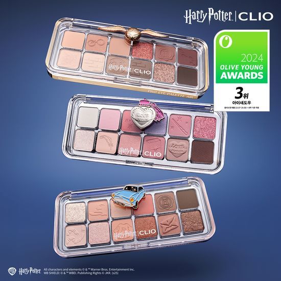 OliveYoung連線 l [Harry Potter Collaboration] Clio Pro Eye Palette Air Limited Edition + Marauder&