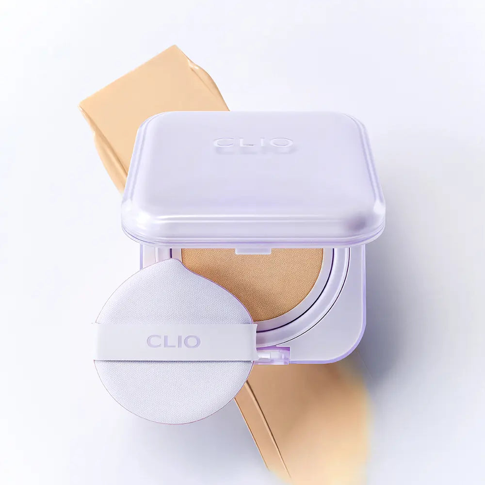 現貨+預訂 l CLIO 紫色💜 清爽柔霧無瑕控油氣墊連補充裝 Kill Cover Mesh Blur Cushion SPF 40 PA++
