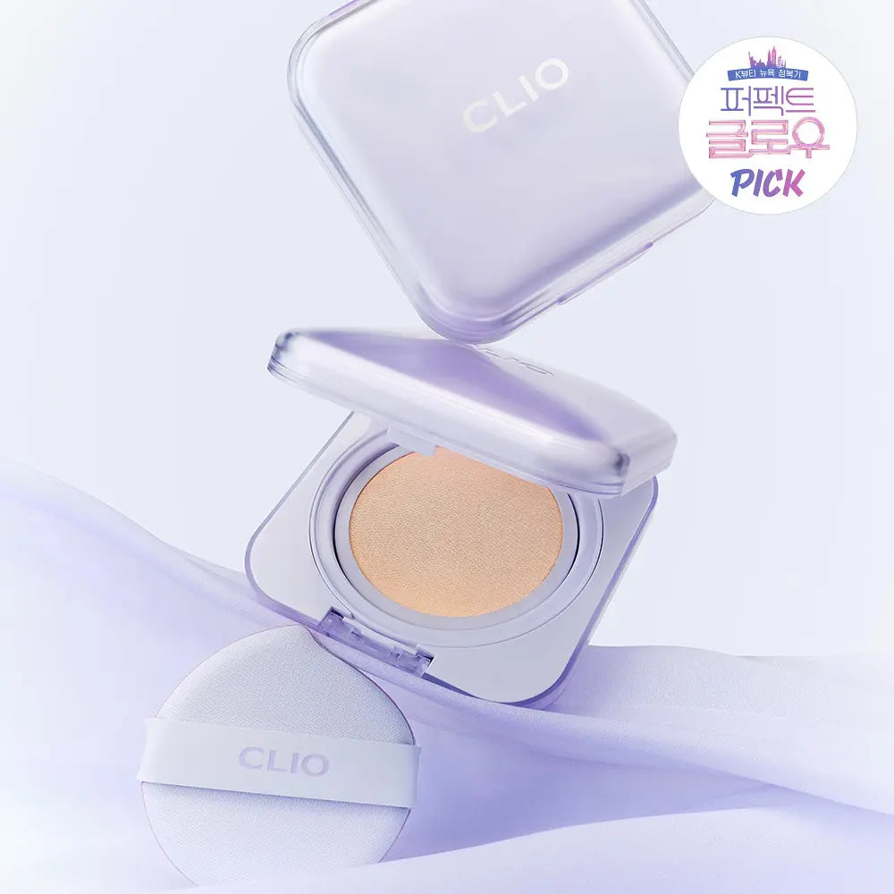 現貨+預訂 l CLIO 紫色💜 清爽柔霧無瑕控油氣墊連補充裝 Kill Cover Mesh Blur Cushion SPF 40 PA++