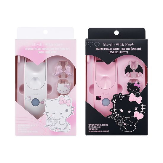 OliveYoung連線 l Filimili X Hello Kitty Angel and Devil  Heating Viewer Wide Fit (+2 USB Cable Protection Tips)