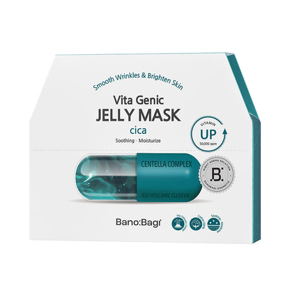 OliveYoung連線 | BANOBAGI Vita Genic Jelly Mask Lifting 彈力緊致維生素果凍面膜 10片裝