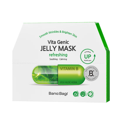 OliveYoung連線 | BANOBAGI Vita Genic Jelly Mask Lifting 彈力緊致維生素果凍面膜 10片裝