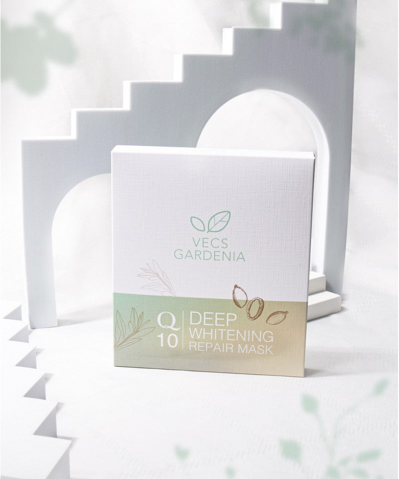 現貨|Vecs Gardenia Q10淨白修復面膜 5片裝
