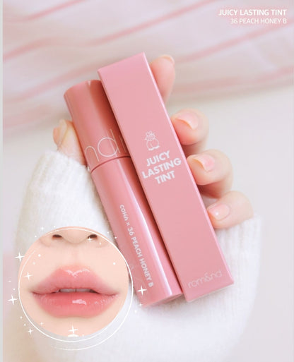 預訂品｜Romand Juicy Lasting Tint COHA 36 PEACH HONEY B 白桃蜂蜜色