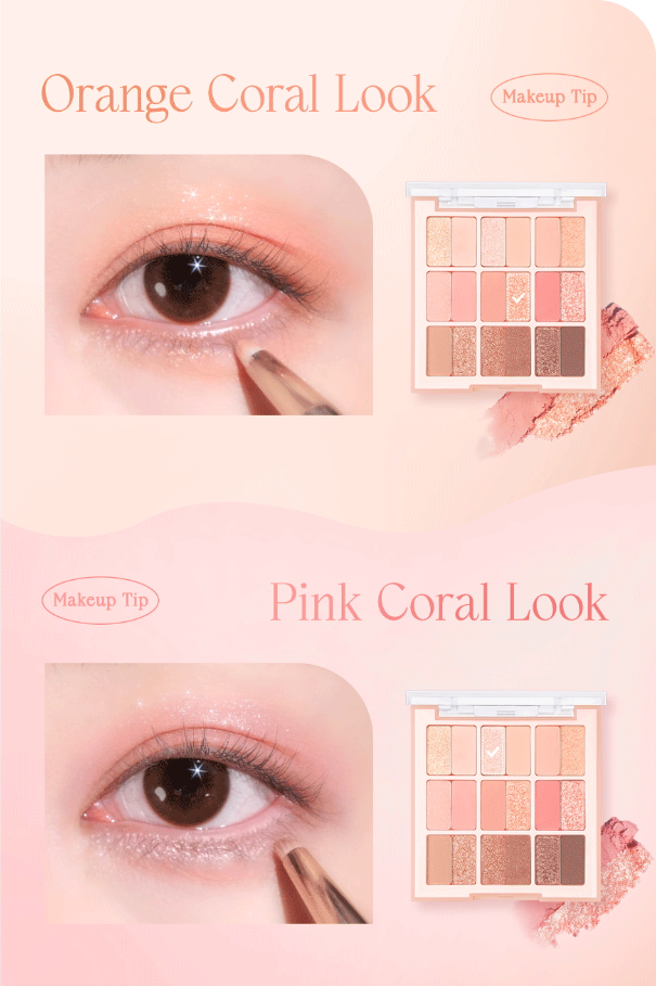 本月優惠! 現貨 l Dasique Shadow Palette 珊瑚眼影盤23 Summer Coral