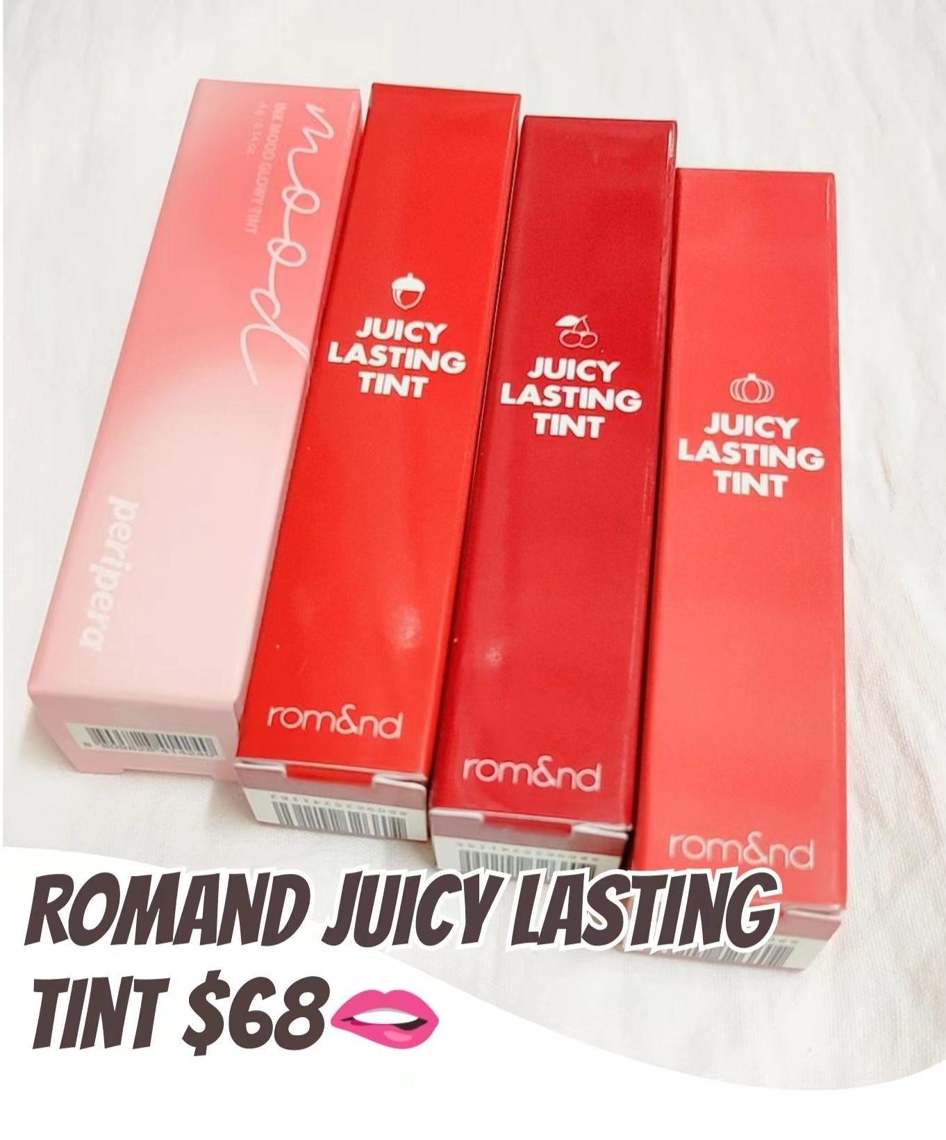 預訂品 I Romand Juicy Lasting Tint 果汁唇釉 11-13