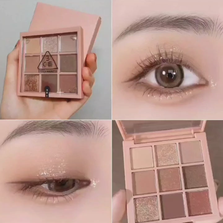 預訂品 l 3CE 九宮格眼影盤💕Multi Eye Color Palette SMOOTHER SOMEDEF