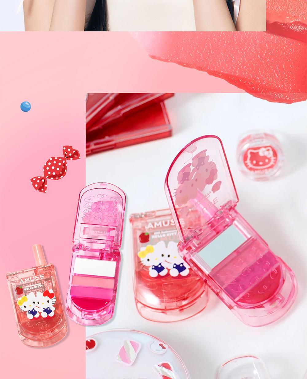 Olive Young 連線 | Hello Kitty Edition Amuse Lip &amp; Cheek Mobile Phone