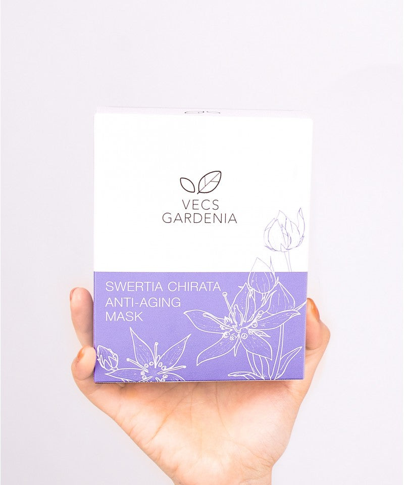 本月優惠! 現貨|Vecs Gardenia 龍膽葉賦活抗老面膜 6片裝
