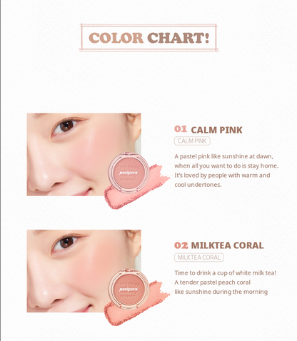 現貨 l 微笑胭脂🌞Peripera Pure Blushed Sunshine Cheek :) 01 05 06