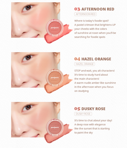 現貨 l 微笑胭脂🌞Peripera Pure Blushed Sunshine Cheek :) 01 05 06